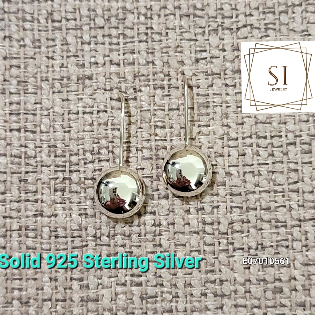 Real Solid Genuine 925 Sterling Silver Drop Earrings Designer Style 17$